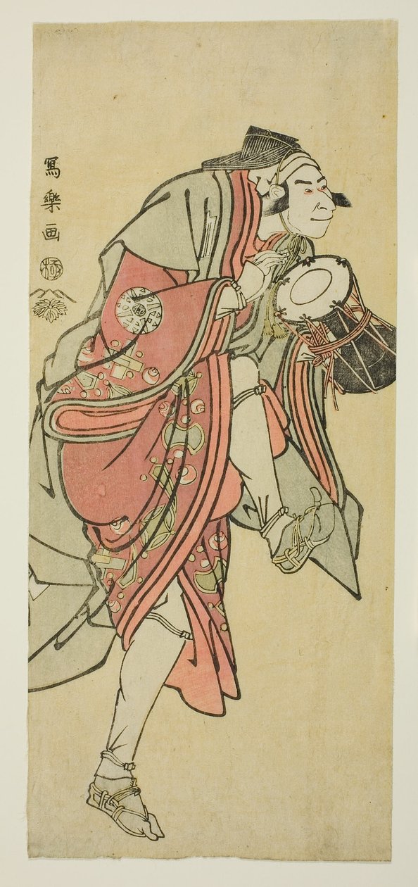 Nakamura Nakasato Ii koszulka Aramaki Mishiro Kanetora Ji s Gu Ise d As Matsuri Waka autorstwa Toshusai Sharaku