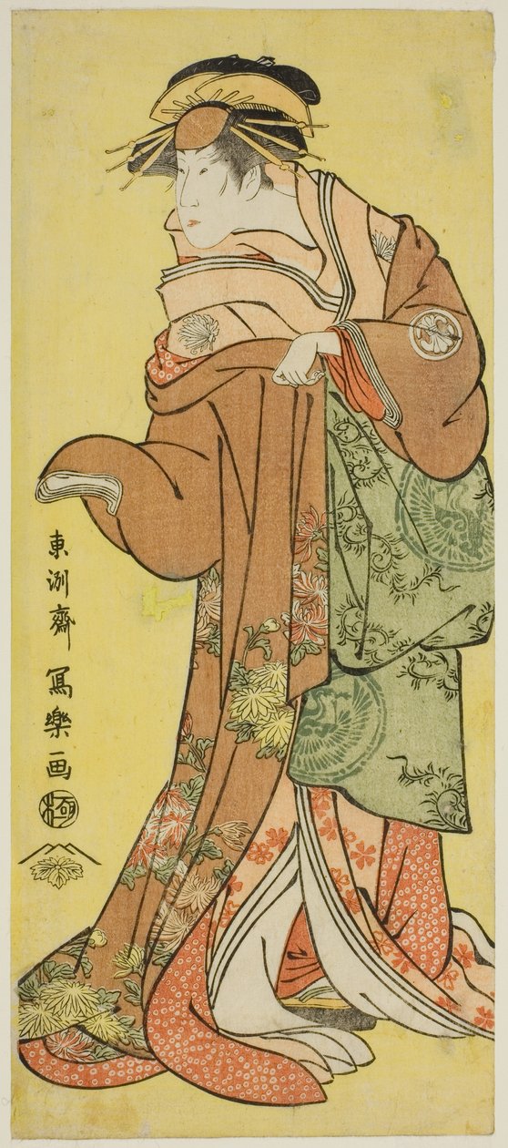 Segawa Kiku no Onna autorstwa Toshusai Sharaku