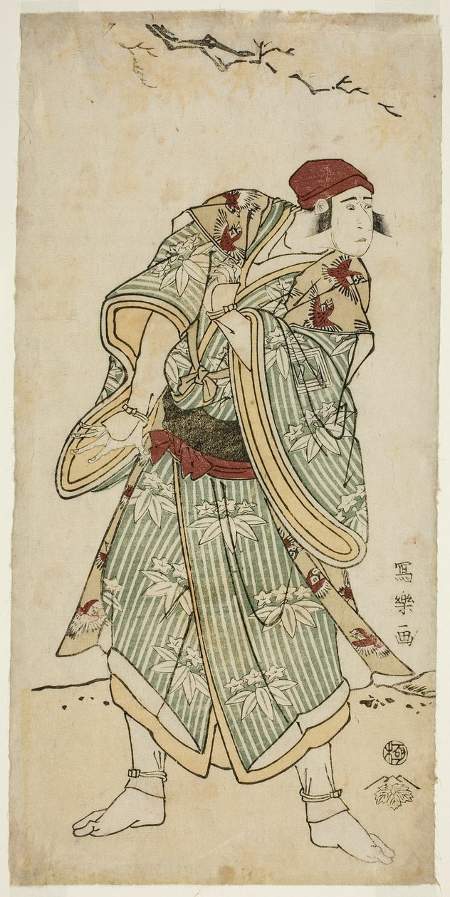 Herbata C i r Ichikawa Yaozo Good As Tea S Parrow Seter Bunji Yasukata autorstwa Toshusai Sharaku