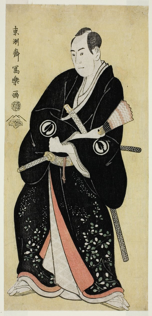 Herbata ac r Sawamura Sojuro Dobra As Nagoya Sanza Motoharu autorstwa Toshusai Sharaku