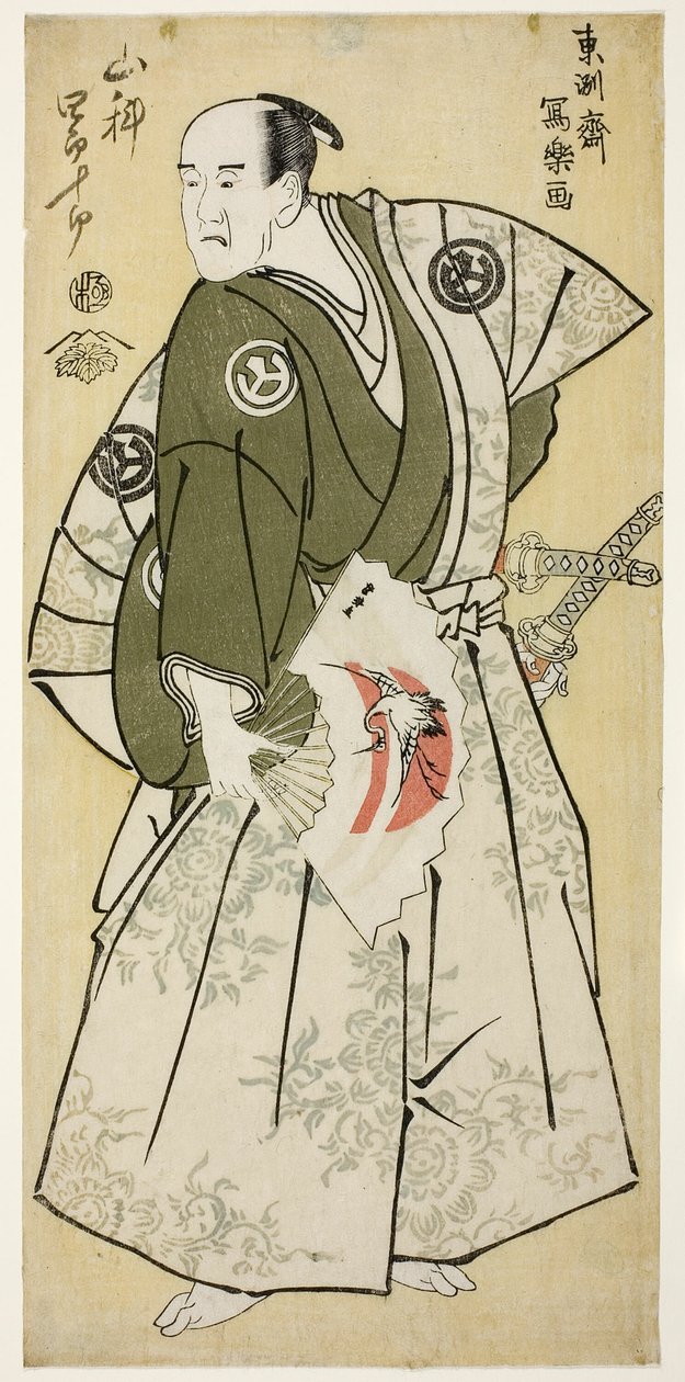 Yamashina White Juro jako Nagoya Sanzaemon (Nagoya Sanzaemon z Yamashina White Juro) autorstwa Toshusai Sharaku