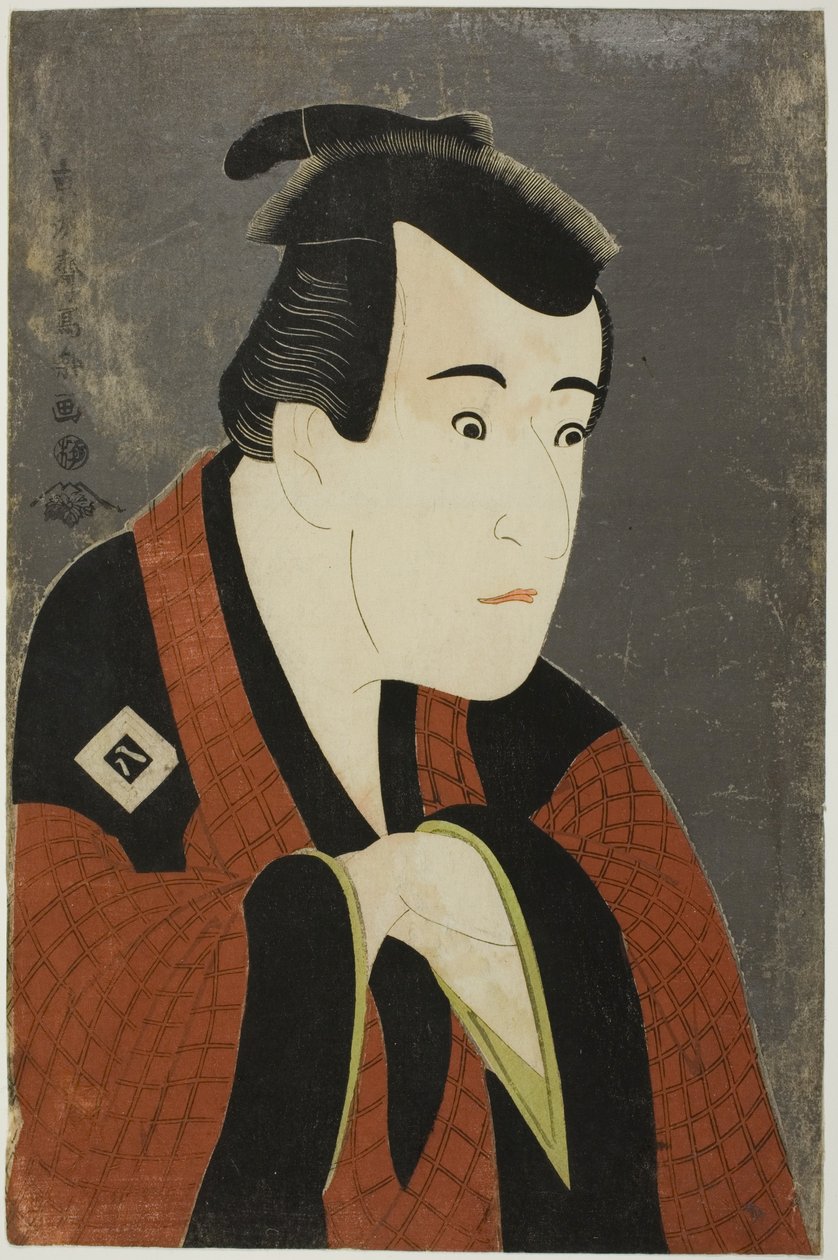 Aktor Ichikawa Yaozo III jako Tanabe Bunzo autorstwa Toshusai Sharaku