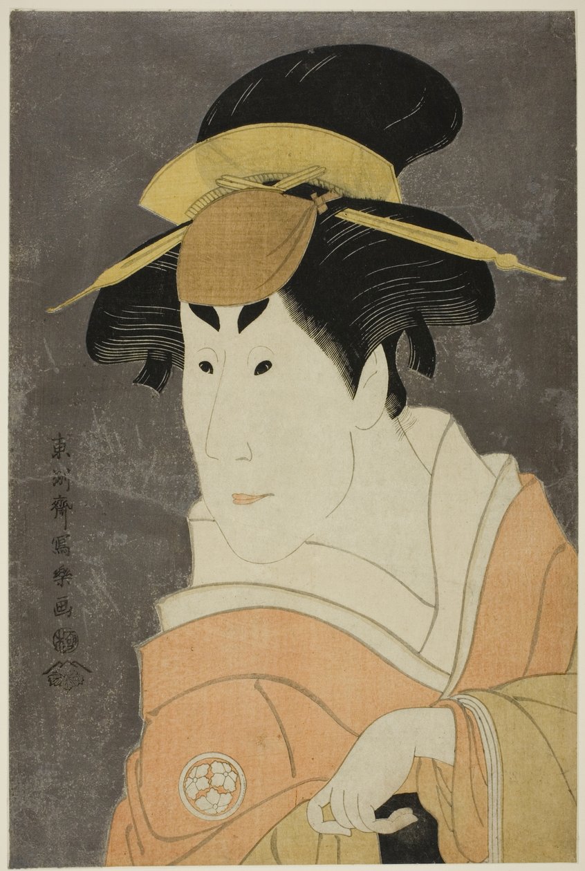 Aktor Osagawa Tsuneyo II jako Osan, starsza siostra Ippei autorstwa Toshusai Sharaku