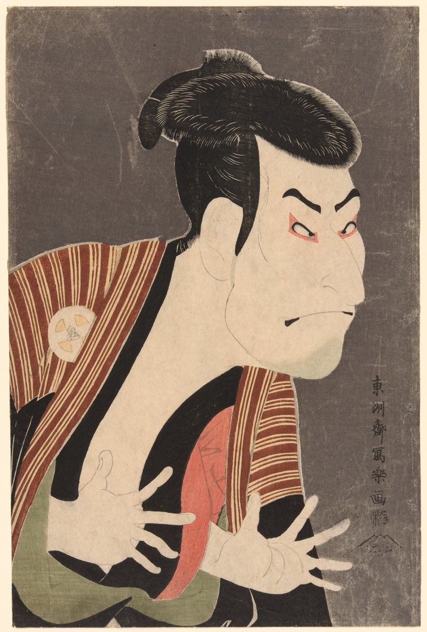 Aktor Otani Onyxis III pozwolił Edopei autorstwa Toshusai Sharaku