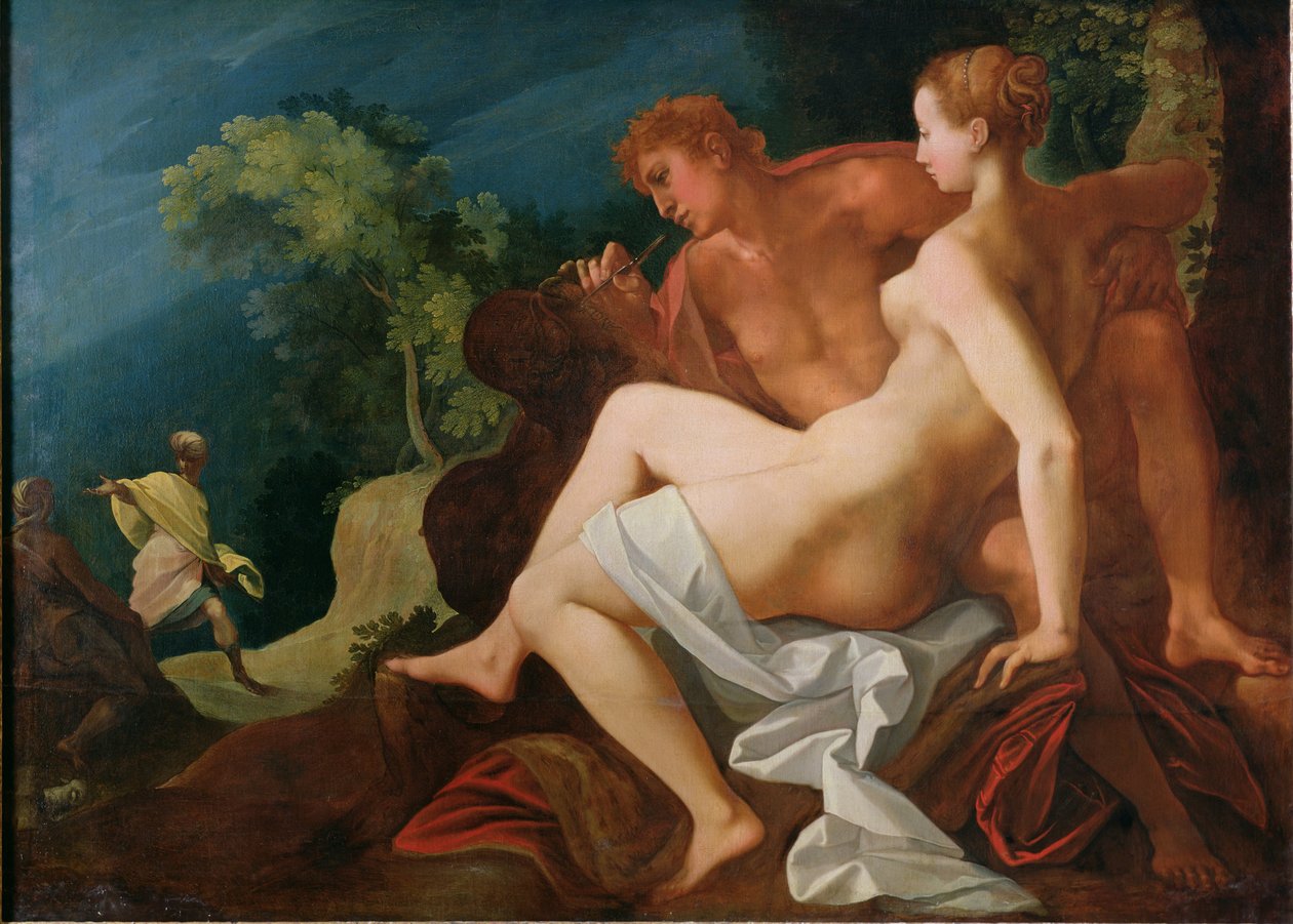 Angelica i Medor autorstwa Toussaint Dubreuil