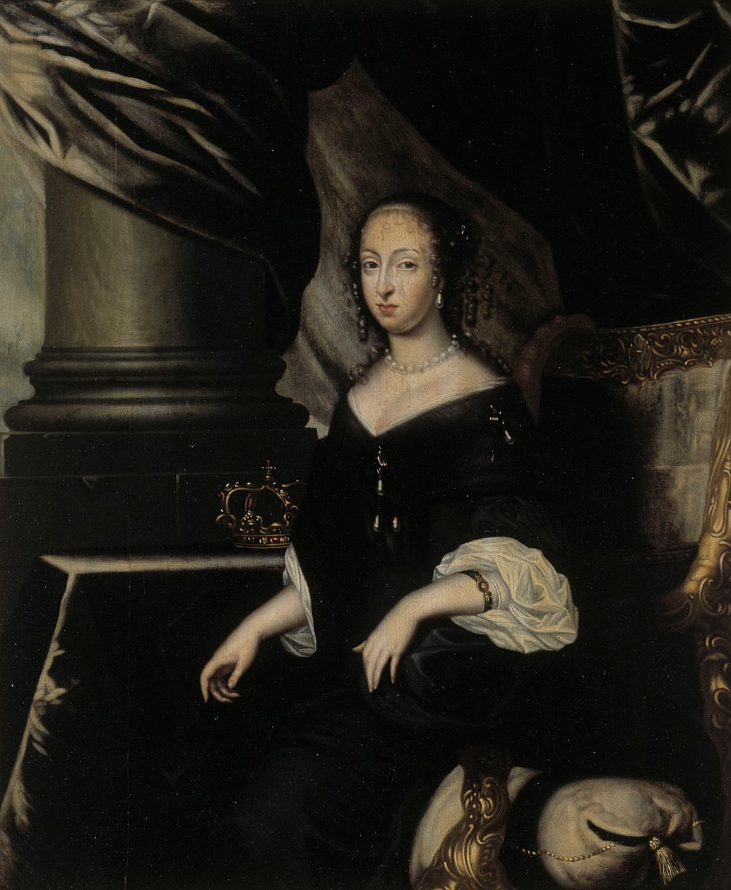 Królowa Hedvig Eleonora autorstwa Toussaint Gelton
