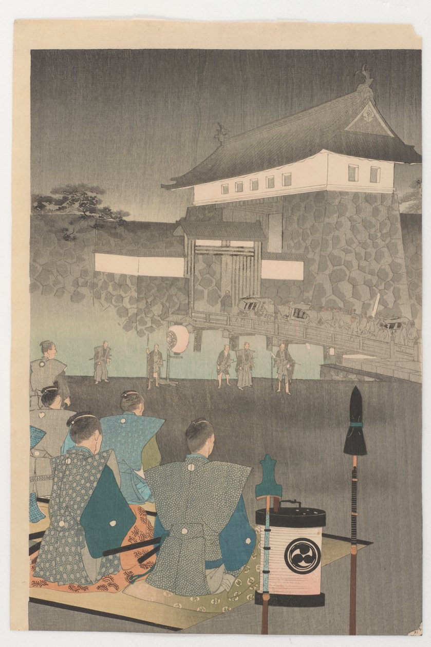 Chiyoda, 1897 (kolorowa odbitka drzeworytnicza) autorstwa Toyohara Chikanobu