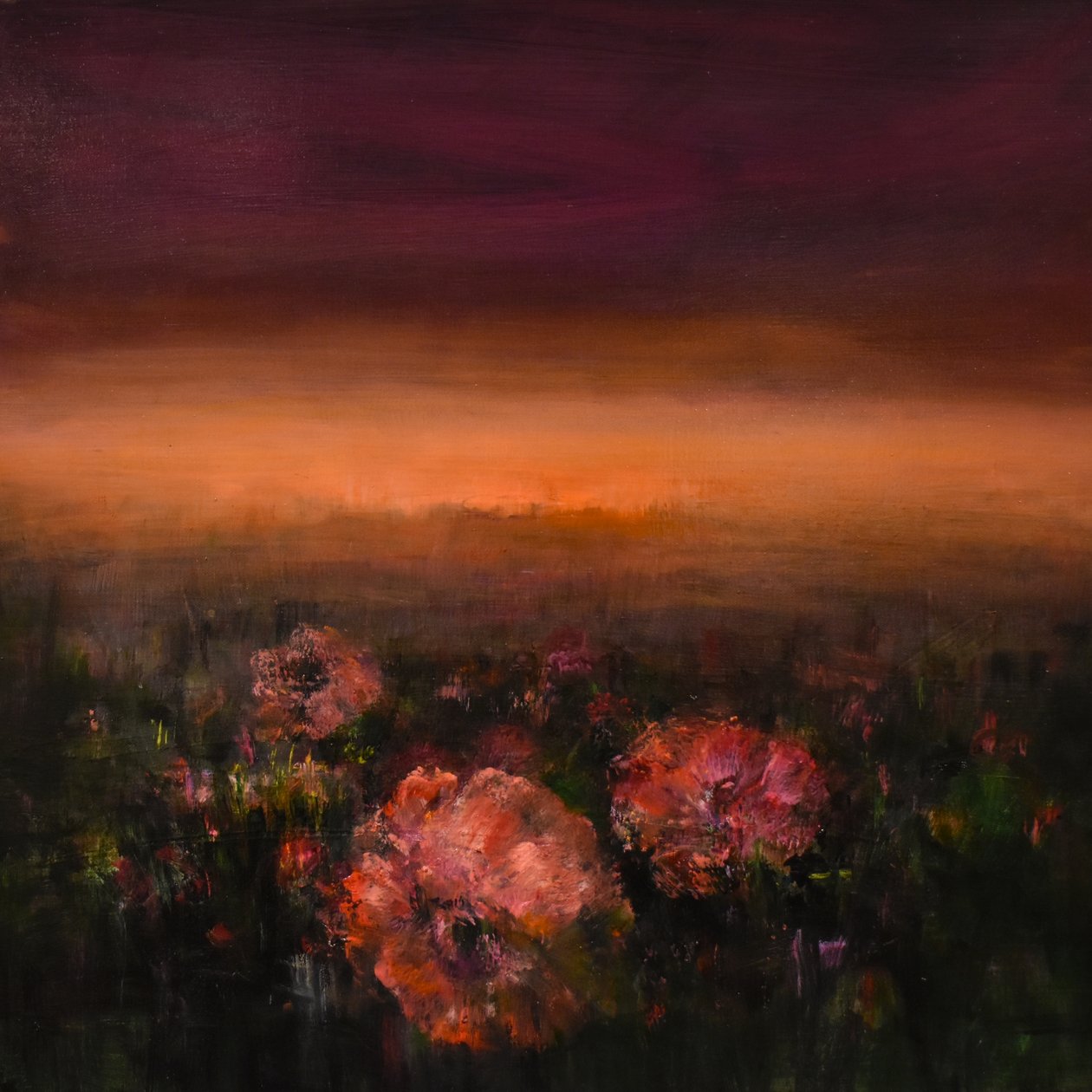 Eventide 1, 2017 (olej na płótnie) autorstwa Tracy Lambros