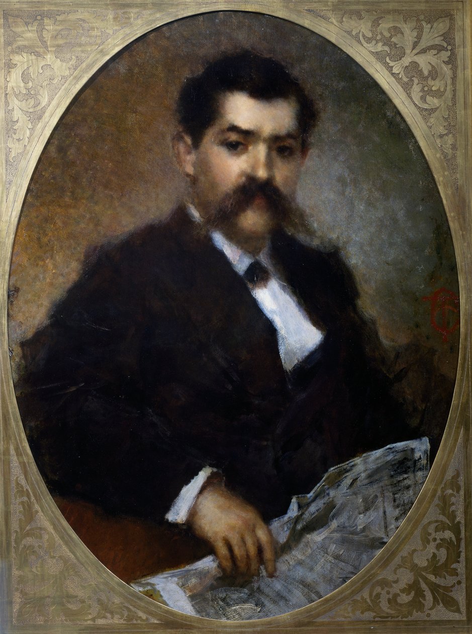 Portret pana Deschamps autorstwa Tranquillo Cremona