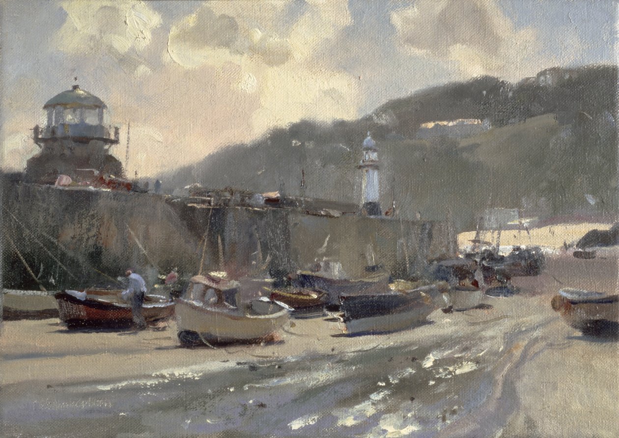 Światło portowe, St. Ives autorstwa Trevor Chamberlain