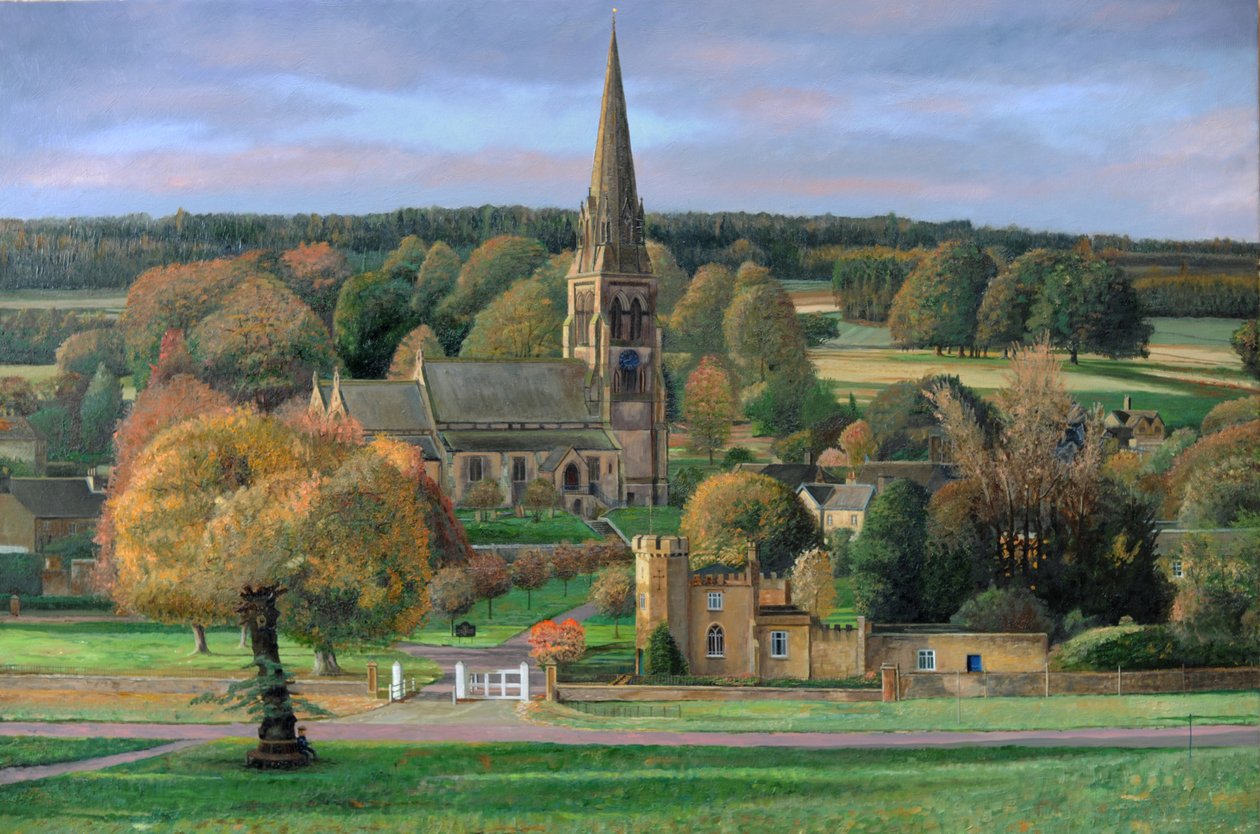 Edensor, Chatsworth Park, Derbyshire, 2009 autorstwa Trevor Neal