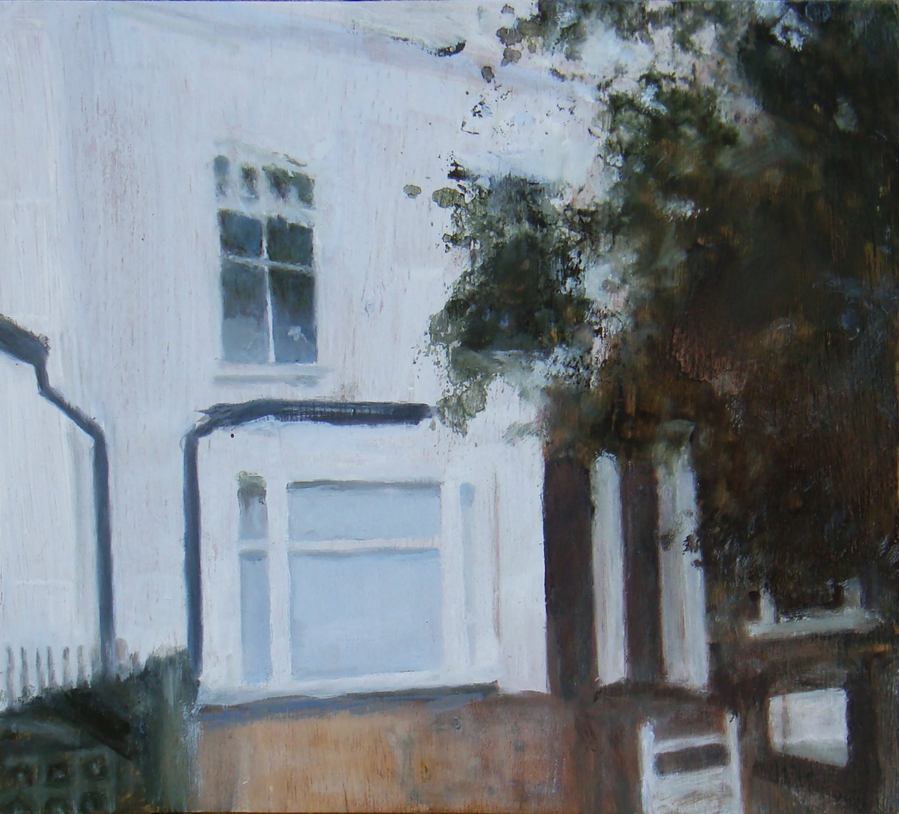 Miejsce do życia 12, 2011 (olej na sklejce) autorstwa Trevor Burgess