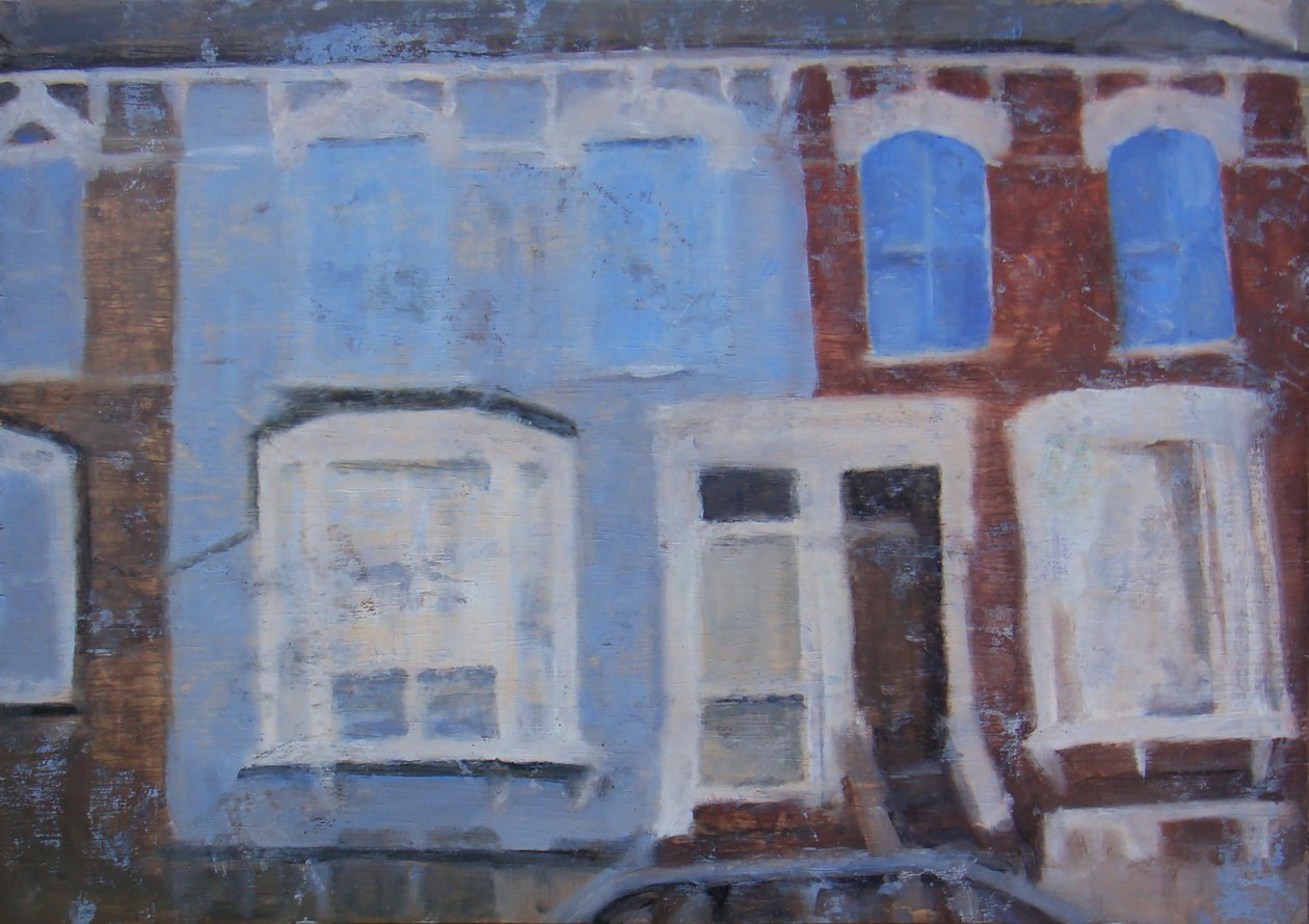 Miejsce do życia 14, 2011 (olej na sklejce) autorstwa Trevor Burgess