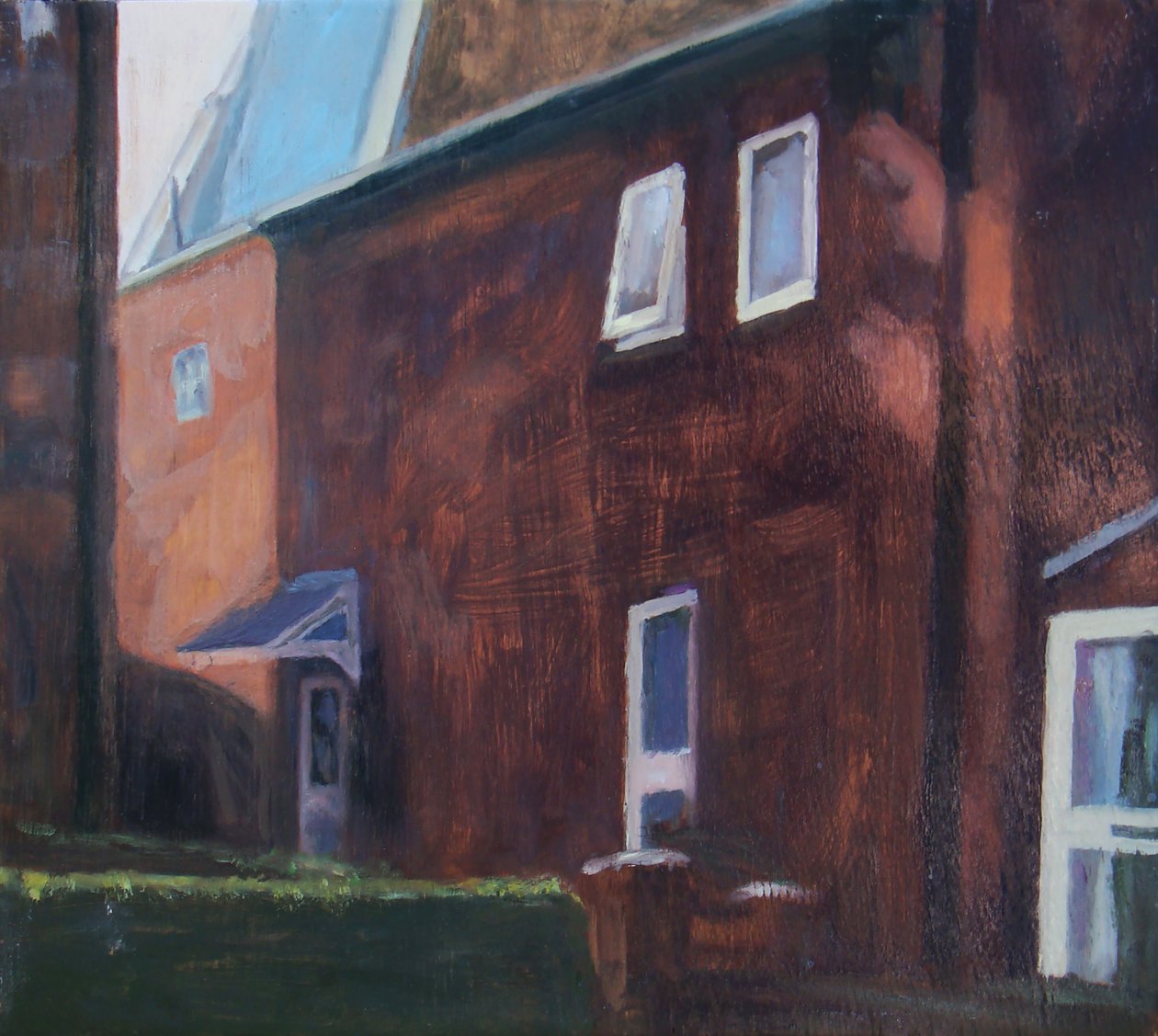 Miejsce do życia 18, 2011 (olej na sklejce) autorstwa Trevor Burgess