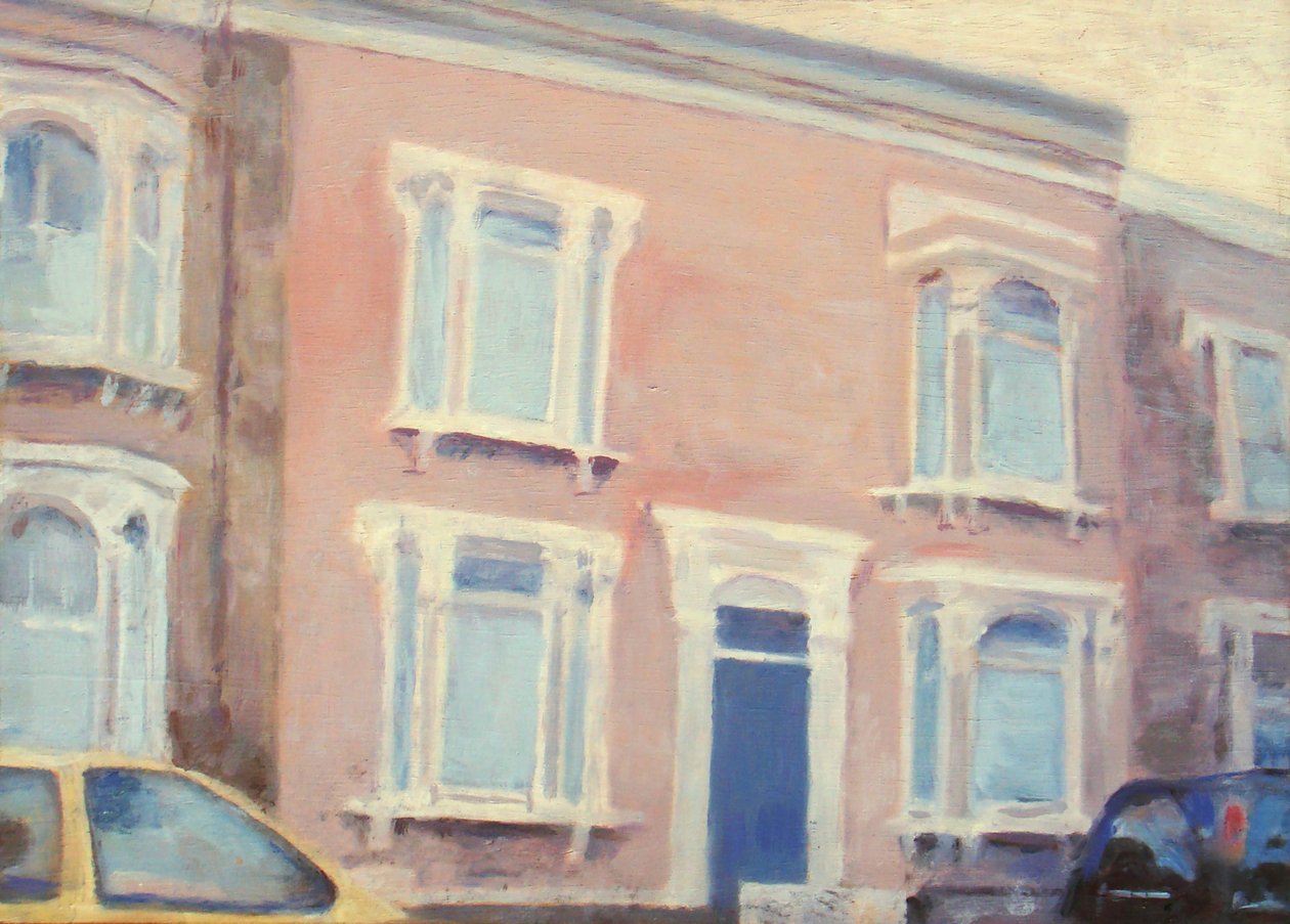 Miejsce do życia 23, 2012 (olej na sklejce) autorstwa Trevor Burgess