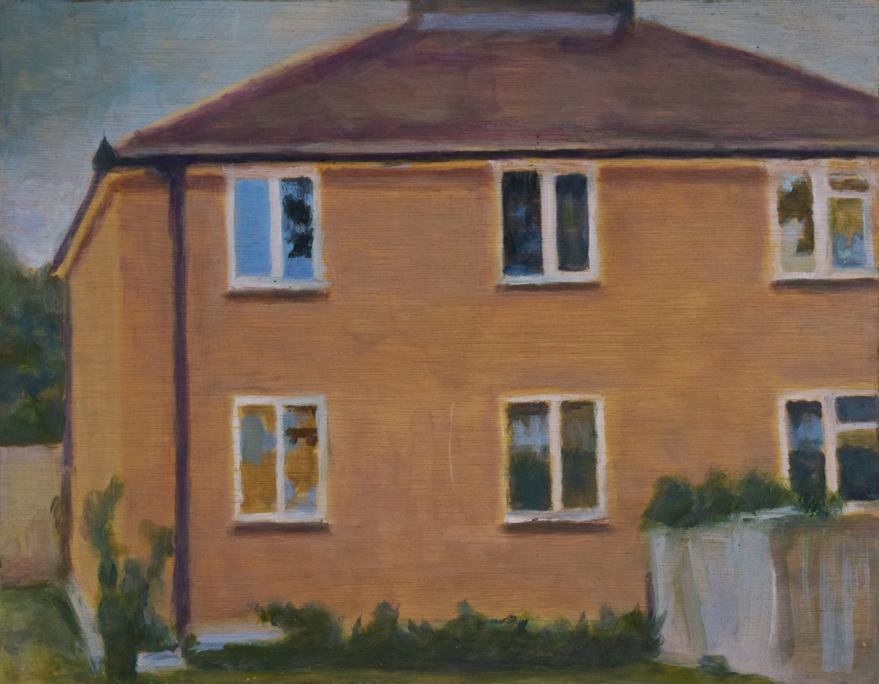 Miejsce do życia 37, 2012 (olej na sklejce) autorstwa Trevor Burgess