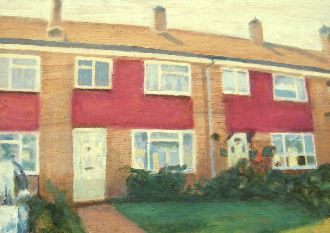 Miejsce do życia 48, 2012 (olej na sklejce) autorstwa Trevor Burgess
