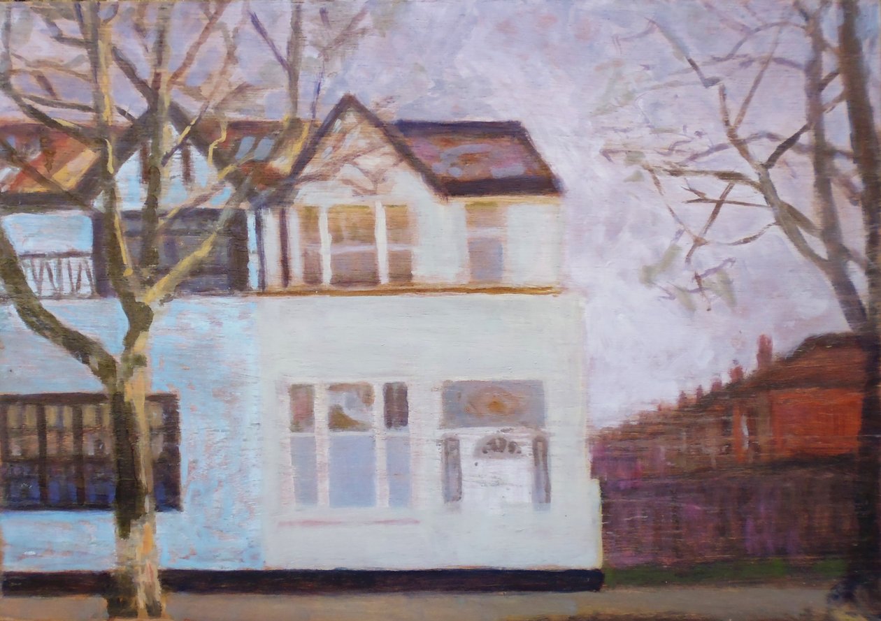 Miejsce do życia 51, 2013 (olej na sklejce) autorstwa Trevor Burgess