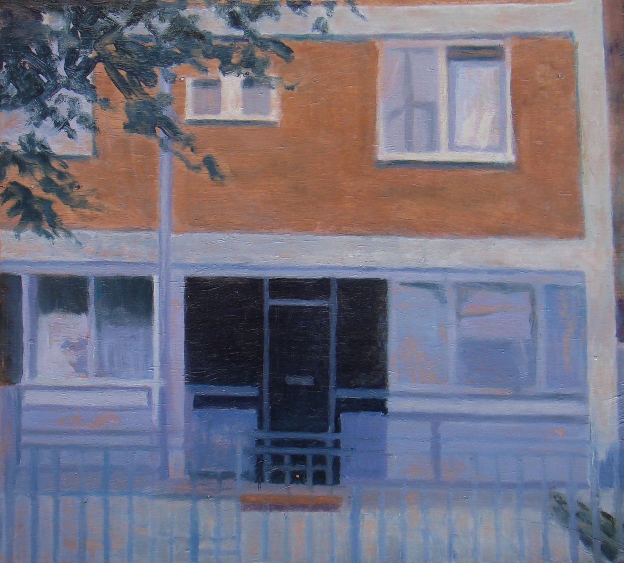 Miejsce do życia 5, 2010 (olej na sklejce) autorstwa Trevor Burgess
