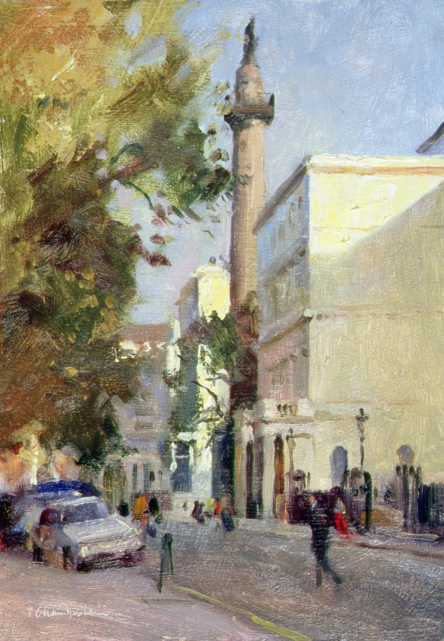 Taras Carlton House (olej na płótnie) autorstwa Trevor Chamberlain