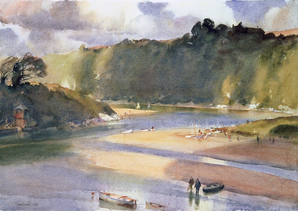 Lato w ujściu rzeki, Devon autorstwa Trevor Chamberlain