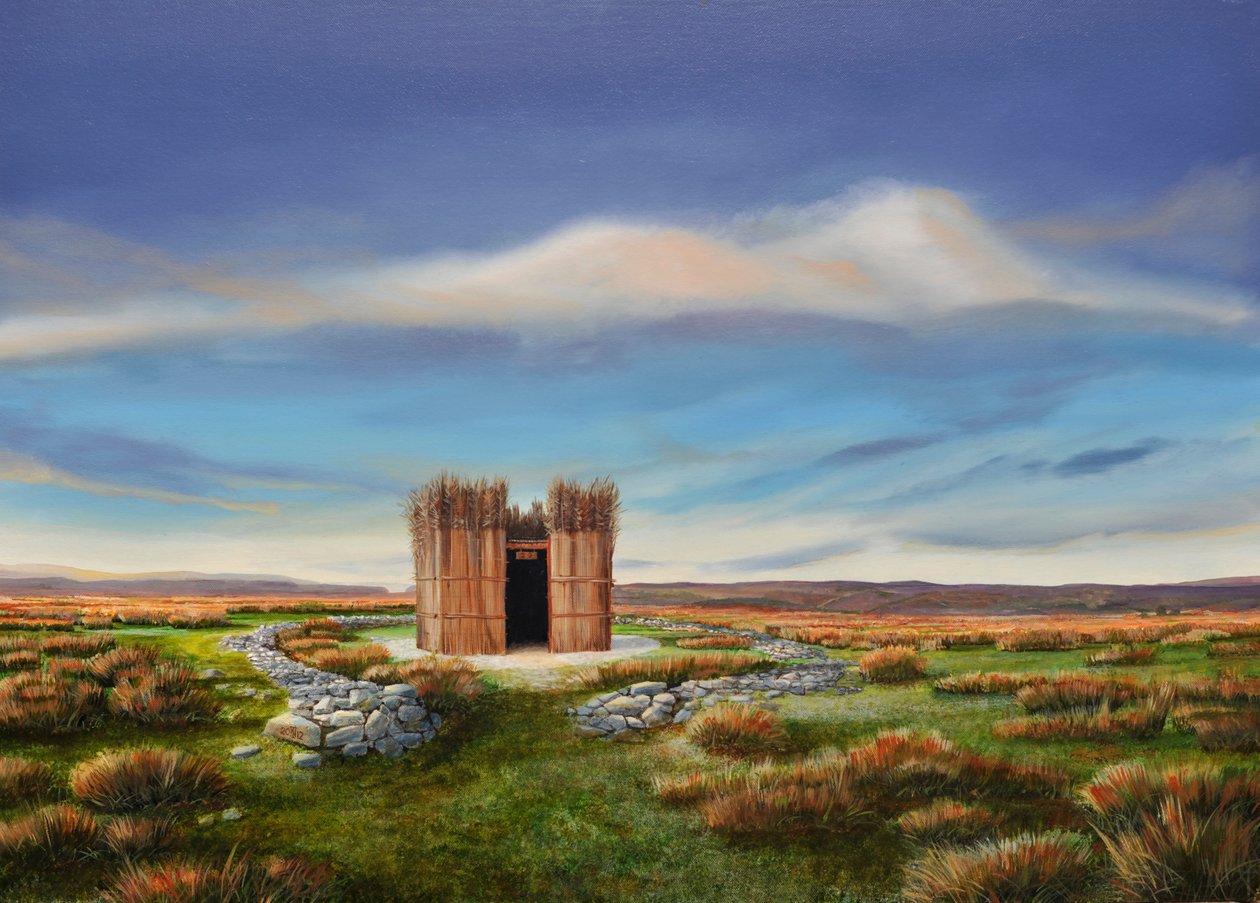 Chata Beduinów w Derbyshire, 2012 autorstwa Trevor Neal