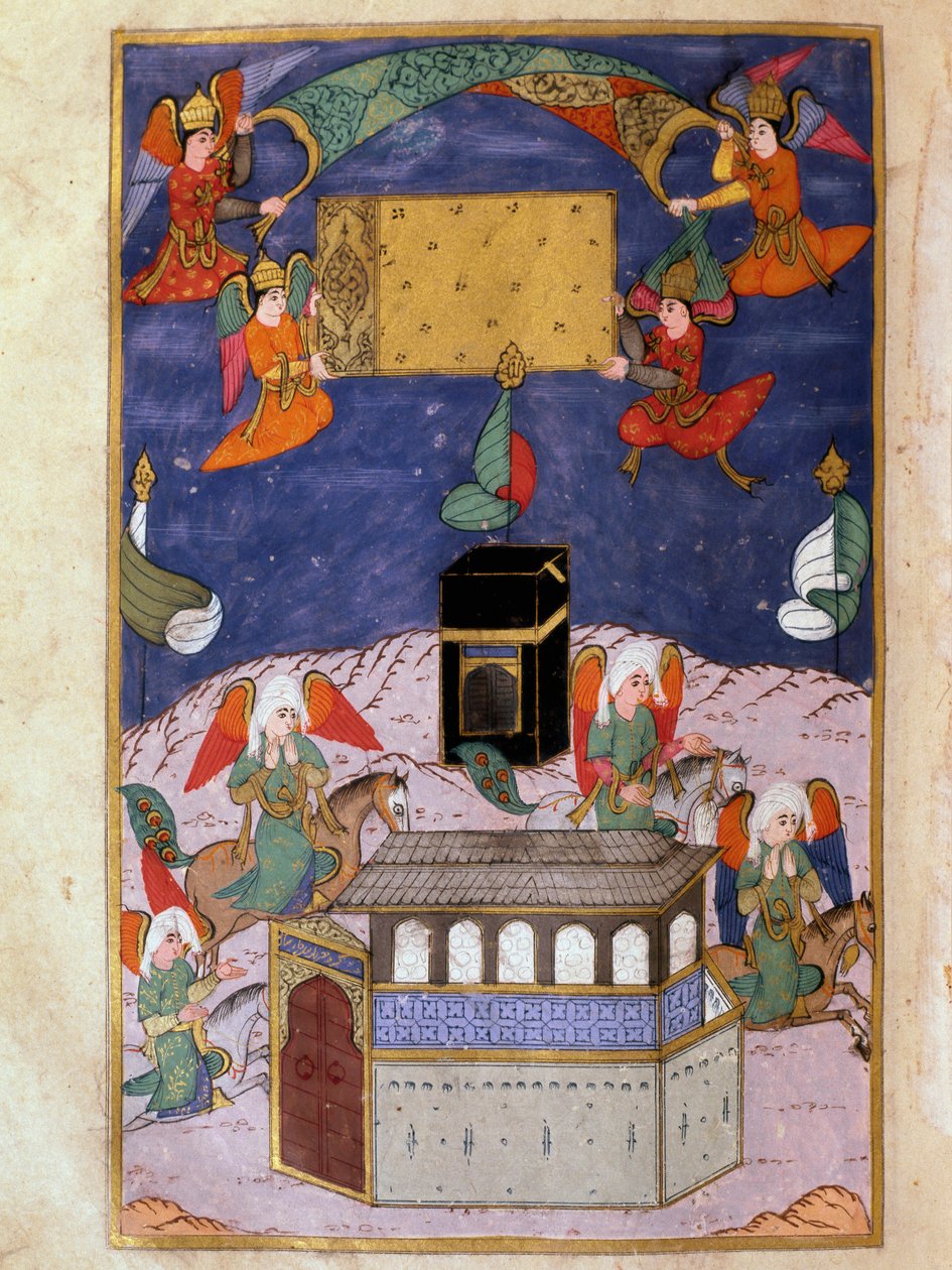 Anioły dekorują Kaaba (Ka