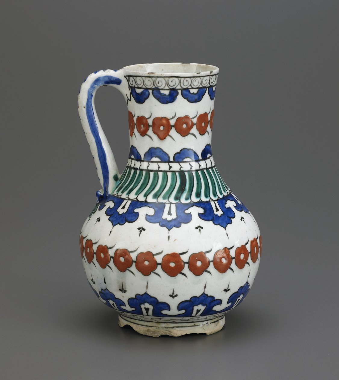 Dzbanek, Iznik, dynastia osmańska, XVI-XVII w. (ceramika) autorstwa Turkish School