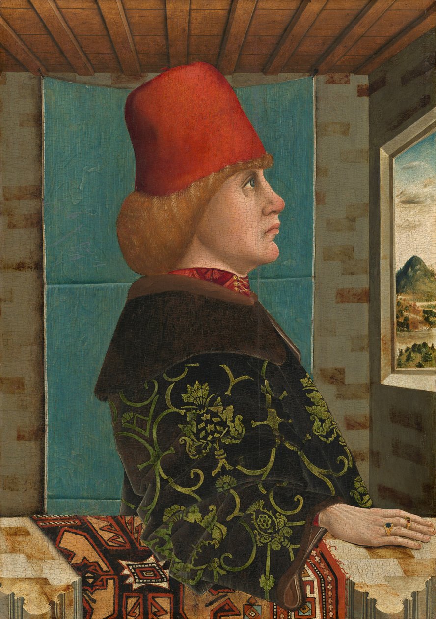 Portret mężczyzny autorstwa Tyrolean 15th Century