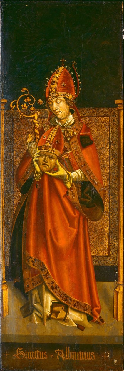 Święty Alban z Moguncji autorstwa Tyrolean 16th Century