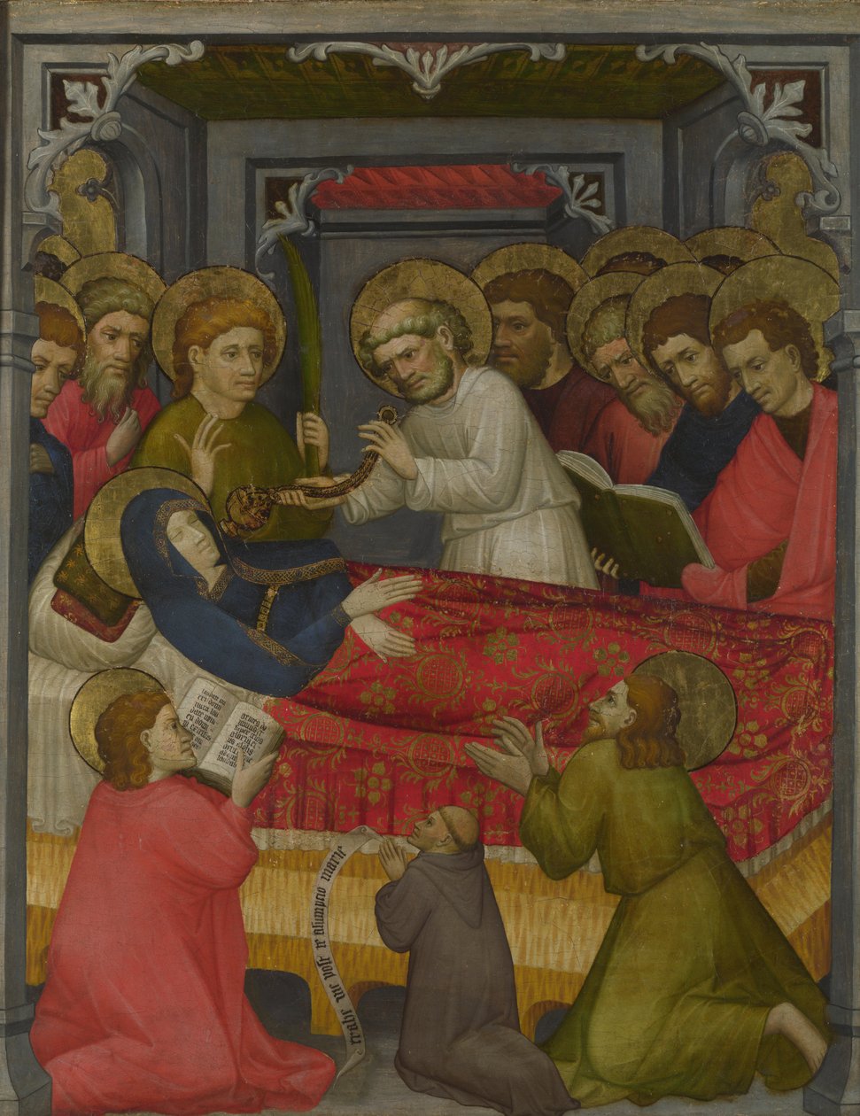 Śmierć Dziewicy, c.1425 autorstwa Tyrolese