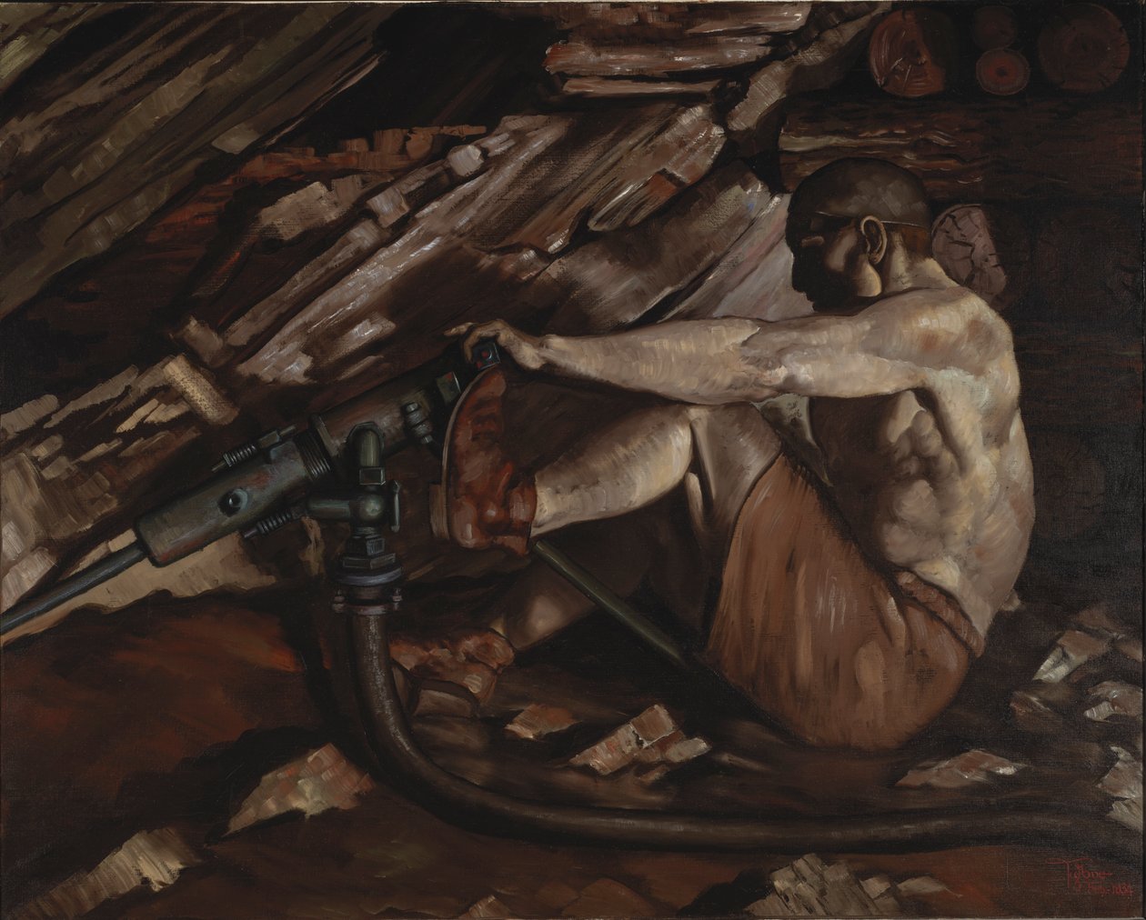 Złoto jest tam, gdzie je znajdziesz, 1934. autorstwa Tyrone Comfort