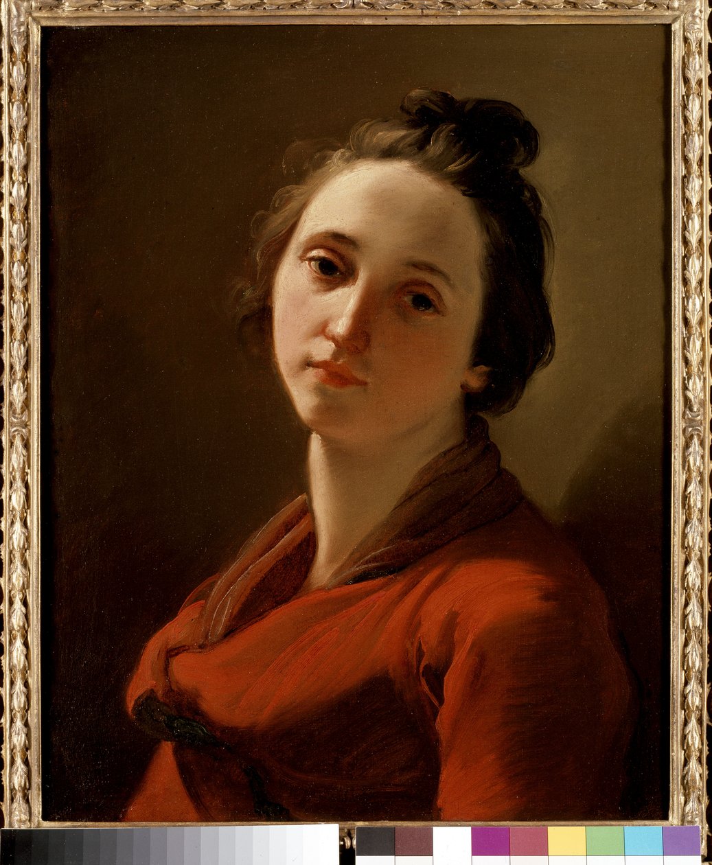 Portret młodej kobiety uważanej za żonę artysty, XVIII w. autorstwa Ubaldo Gandolfi