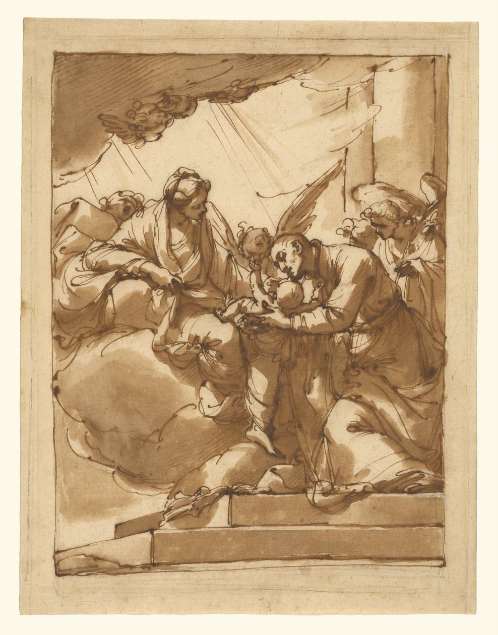 Vision des Heiligen Gaetano Thiene autorstwa Ubaldo Gandolfi