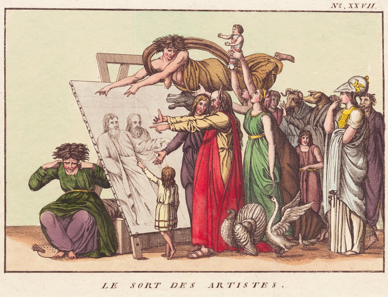 Los artystów autorstwa Ubekendt dansk efter 1780