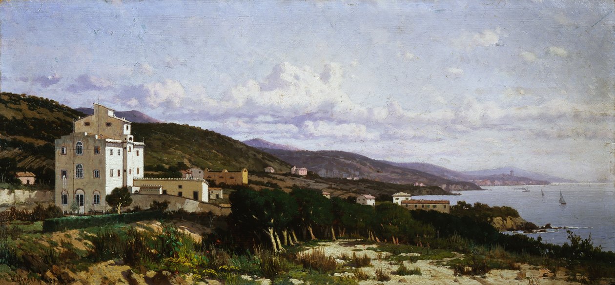 Widok Castiglioncello autorstwa Ugo Manaresi