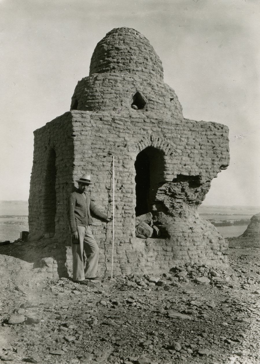 Wielki Grobowiec, nekropolia, Qasr Ibrim, Egipt, zdjęcie Ugo Monneret de Villard autorstwa Ugo Monneret de Villard