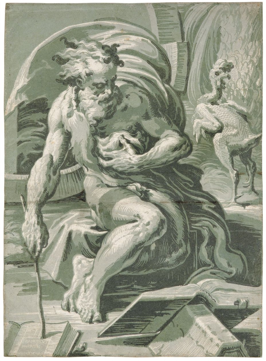 Diogenes, po 1527 r. autorstwa Ugo da Carpi