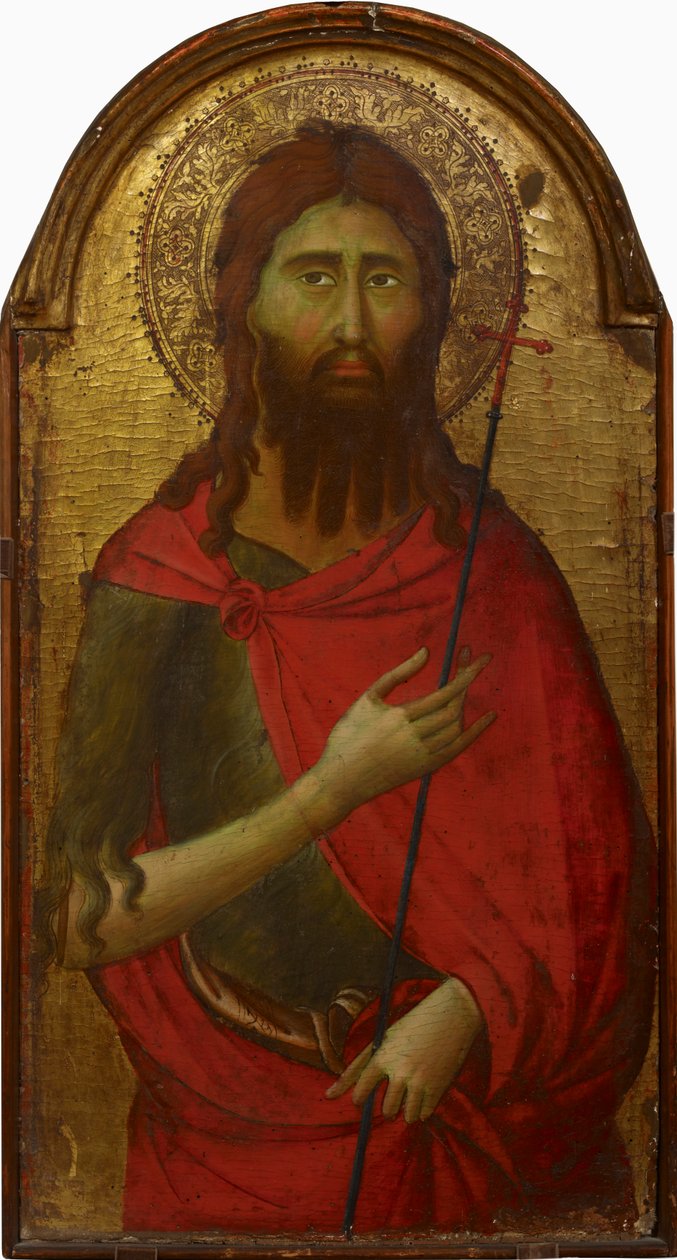św. Jana Chrzciciela. autorstwa Ugolino di Nerio