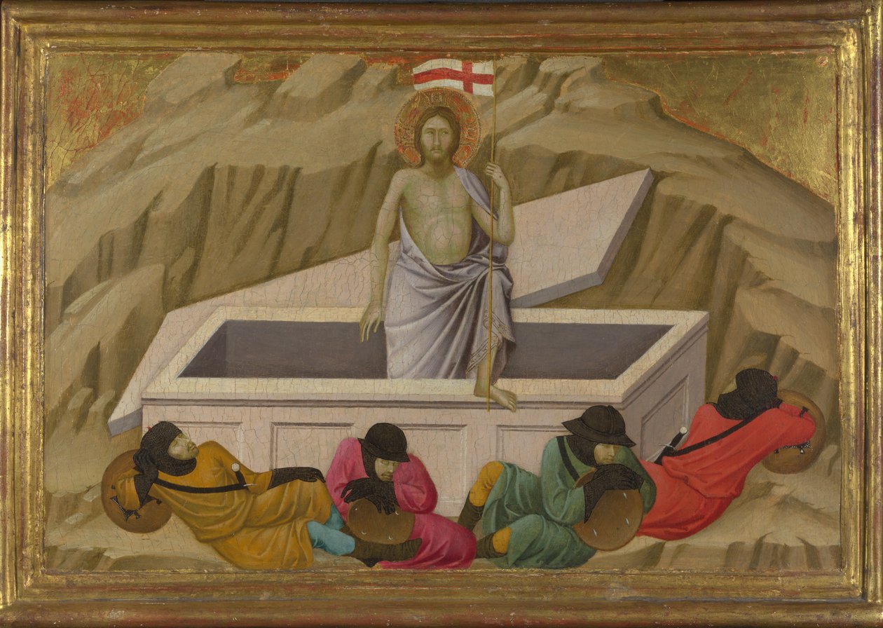 Zmartwychwstanie Z bazyliki Santa Croce we Florencji, ok. 1930 r. 1324-1325 autorstwa Ugolino di Nerio