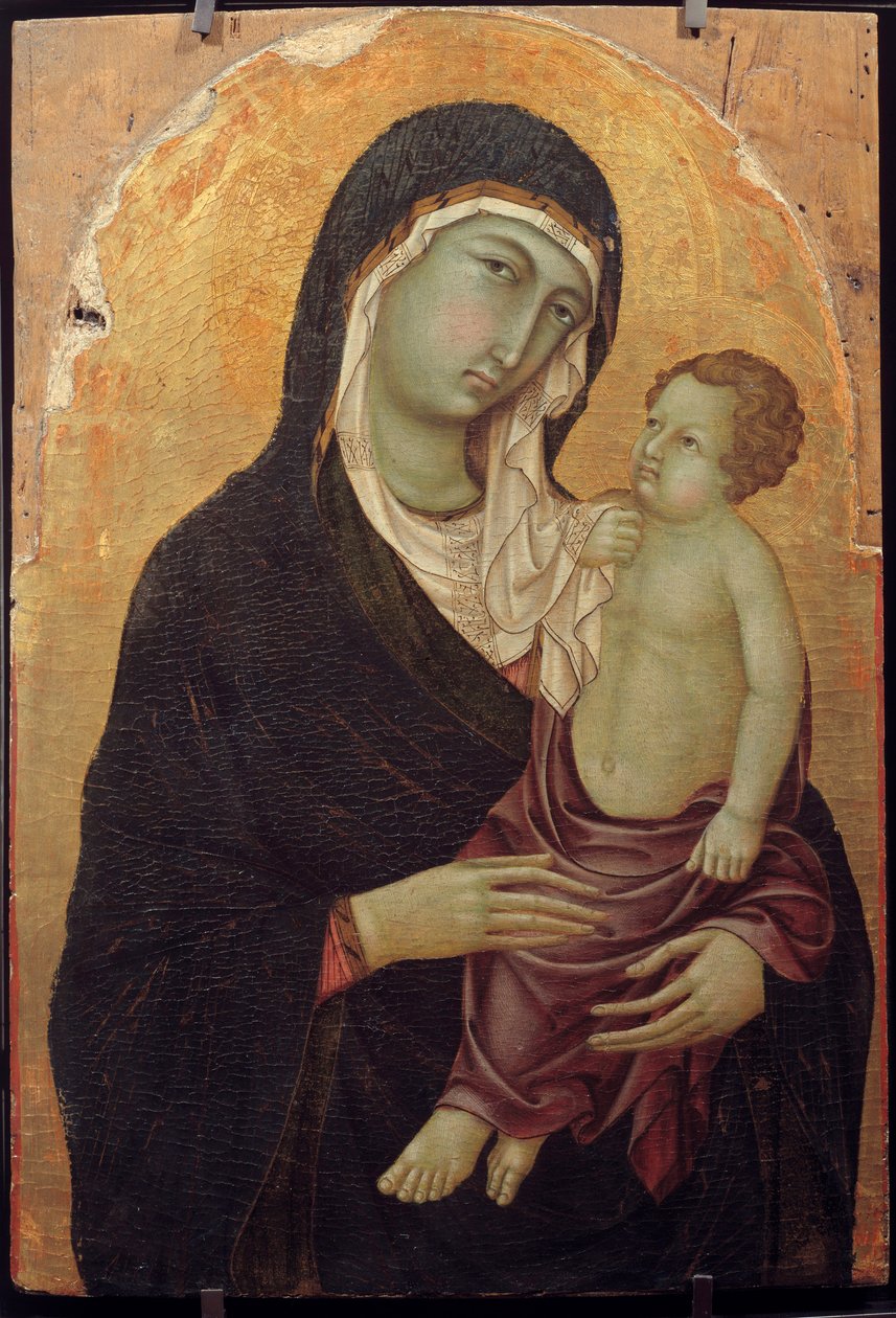 Dziewica z Dzieciątkiem Obraz na drewnie autorstwa Ugolino di Nerio autorstwa Ugolino di Nerio