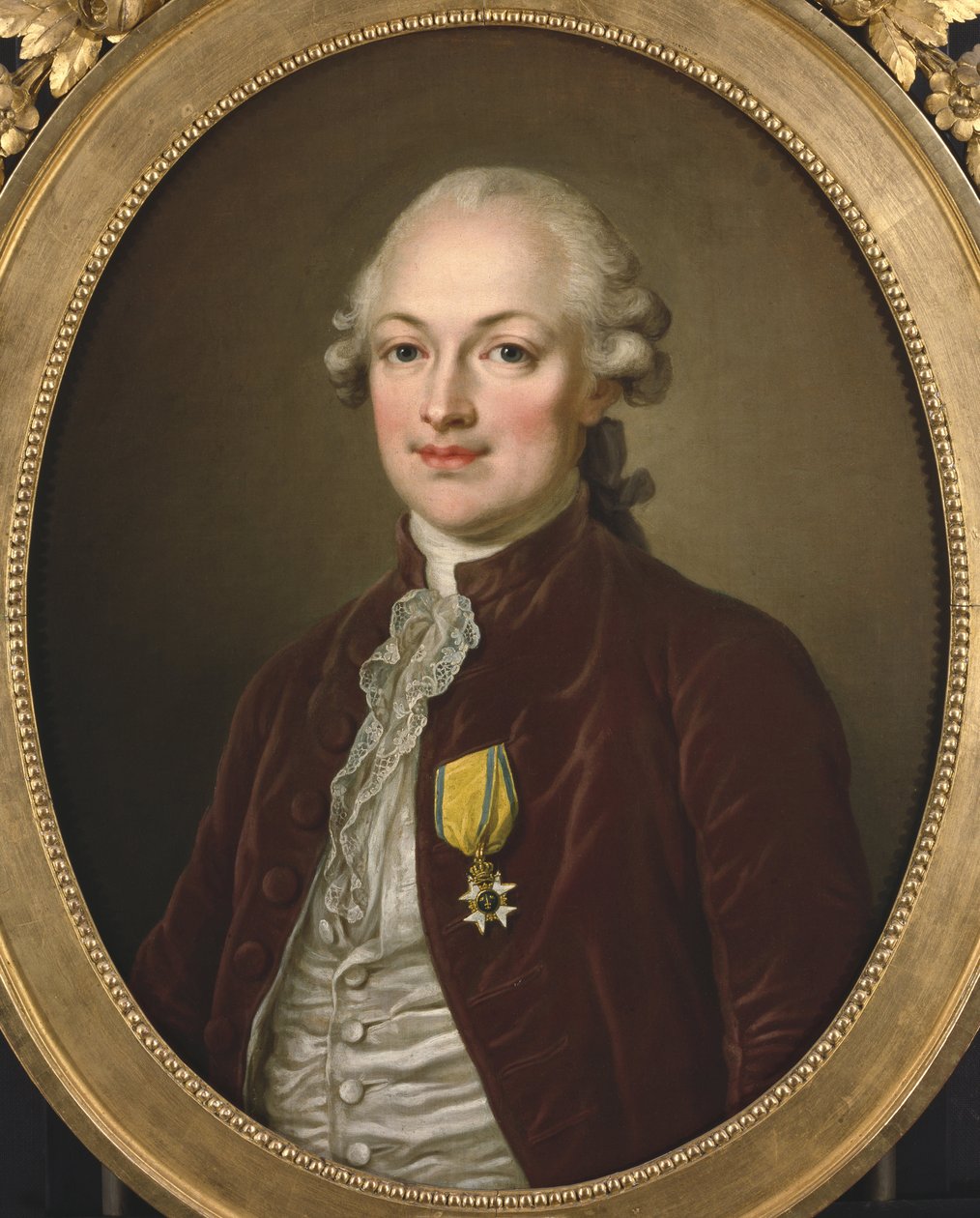 Baron Erik Magnus de Stael Holstein, Ambasador Szwecji we Francji - Portret barona Erika Magnusa Staela von Holstein (1749-1802), autorstwa Pasch, Ulrika Fredrika (1735-1796). olej na płótnie autorstwa Ulrika Fredrika Pasch