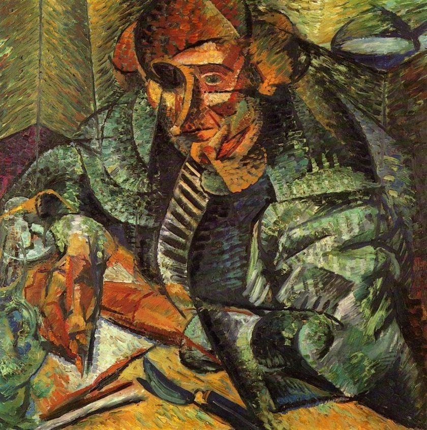 Lantigrazioso autorstwa Umberto Boccioni
