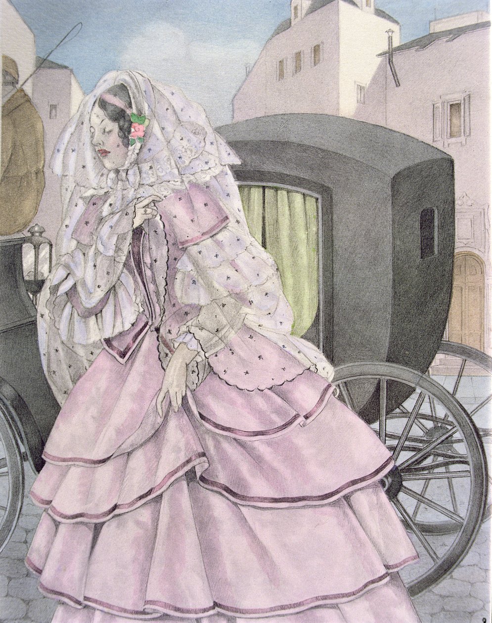 Ilustracja do „Madame Bovary” Gustave