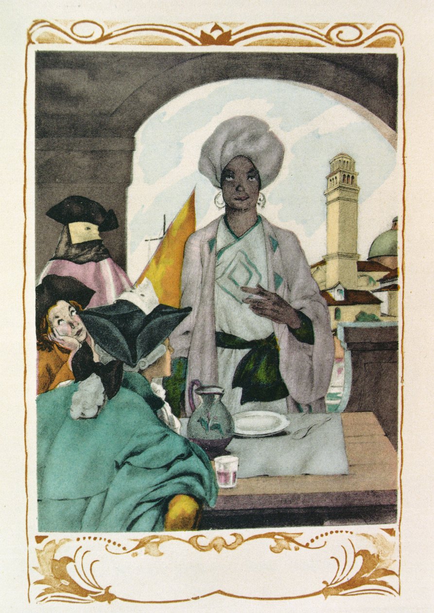 Ilustracja z „Kandyda” Voltaire