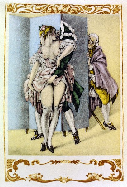 Ilustracja z „Kandyda” Voltaire