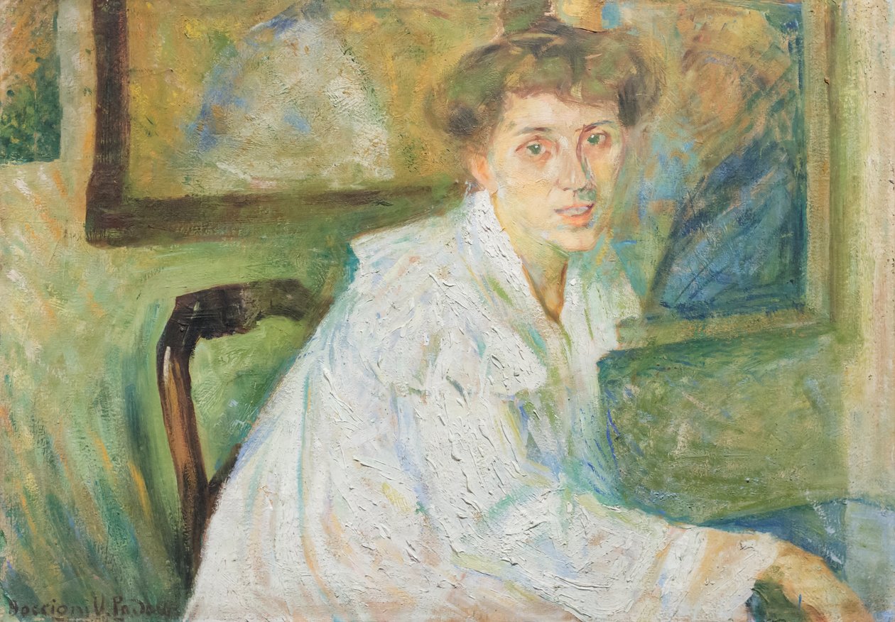 Portret siostry artysty autorstwa Umberto Boccioni