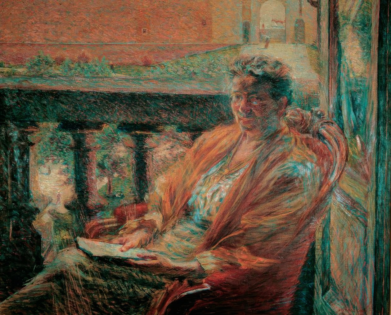 Portret pani Meta Quarck autorstwa Umberto Boccioni
