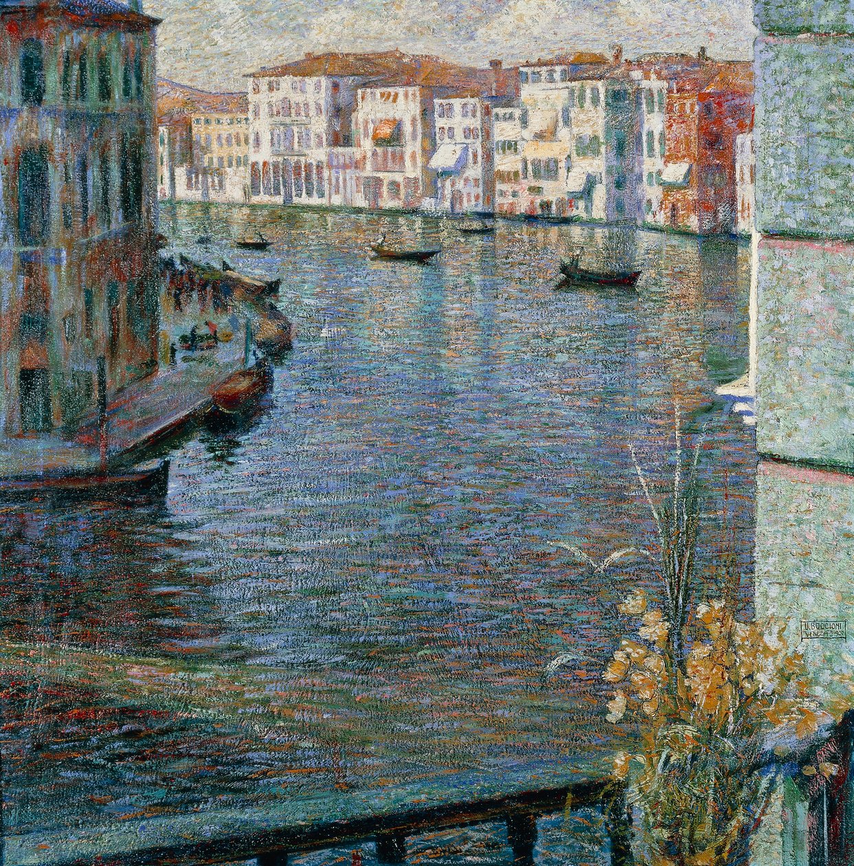 Canal Grande w Wenecji autorstwa Umberto Boccioni