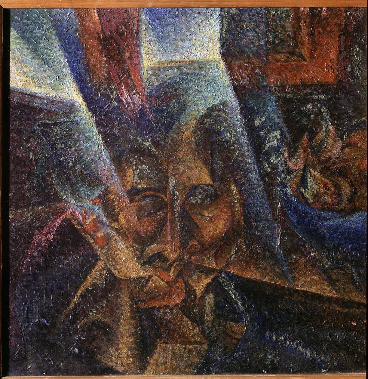 Światło, twarz i atmosfera autorstwa Umberto Boccioni